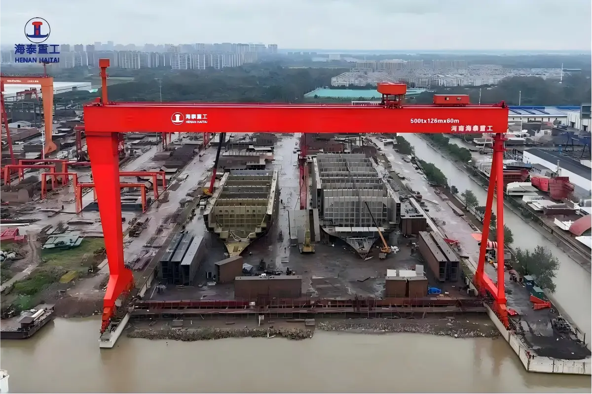 500 ton shipyard gantry crane
