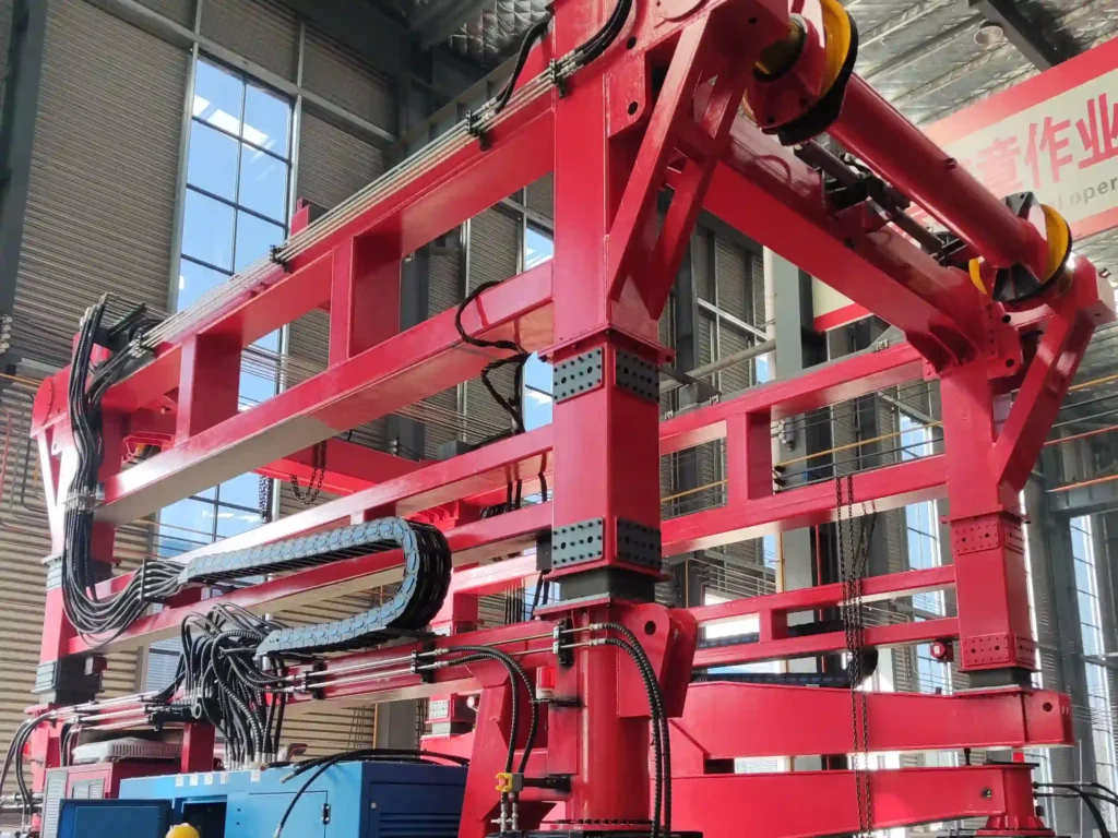 50T Hydraulic Straddle Carrier Exported to Romania: Real Project Case Study 50T Hydraulic Straddle Carrier08
