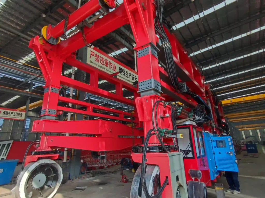 50T Hydraulic Straddle Carrier Exported to Romania: Real Project Case Study 50T Hydraulic Straddle Carrier09
