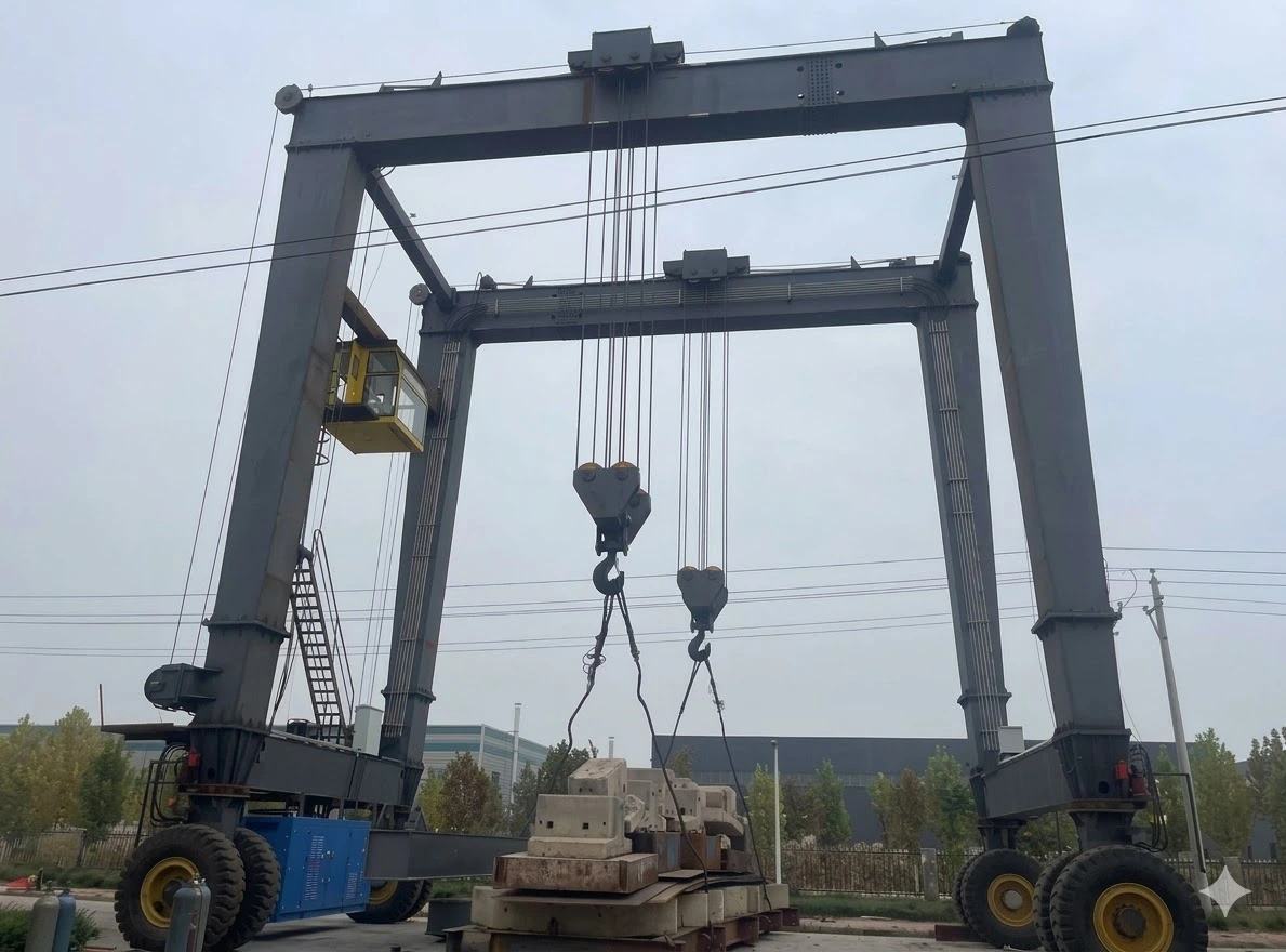 60 Ton RTG Crane YTL60 Successfully Exported to Thailand