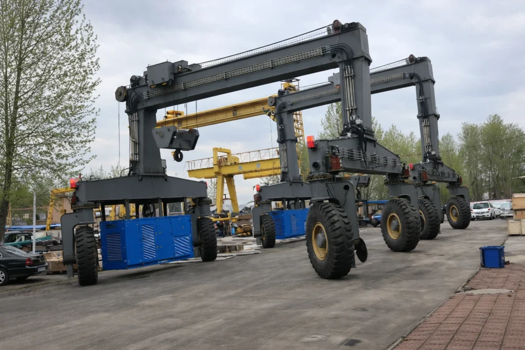 90-ton rubber tyred gantry crane to Morocoo