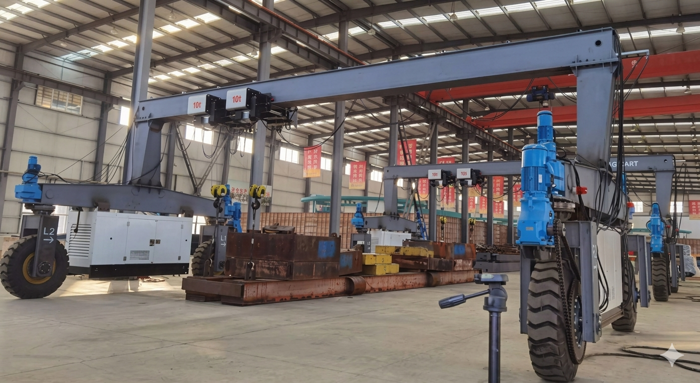 Electric Rubber-Tyred Gantry Crane Exported to Saudi Arabia