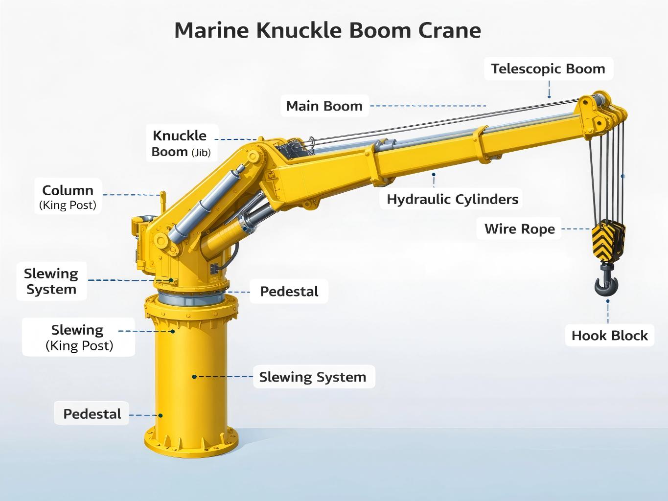 Marine Arm Crane vs Deck Crane