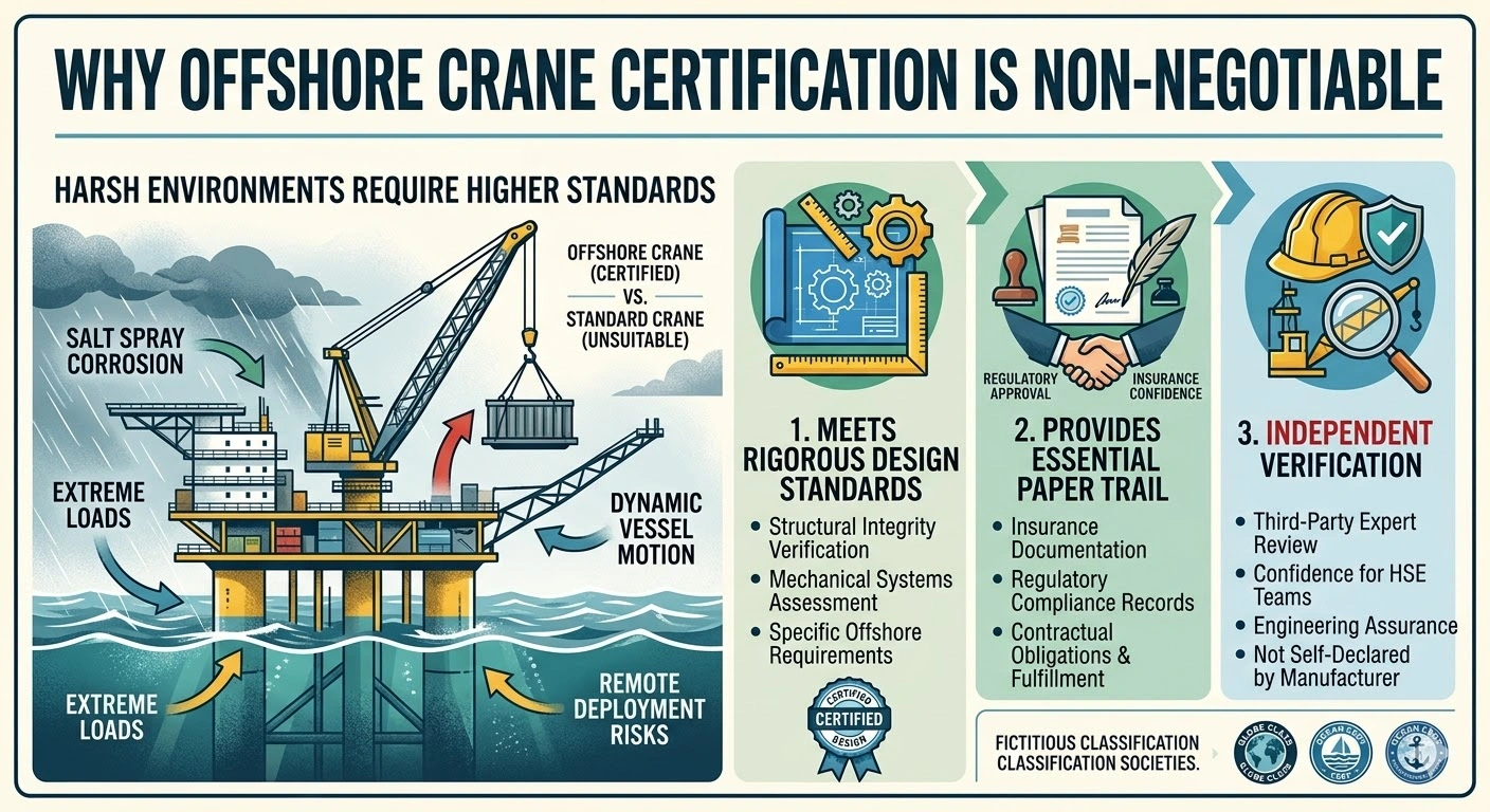 Offshore Crane Certification Requirements