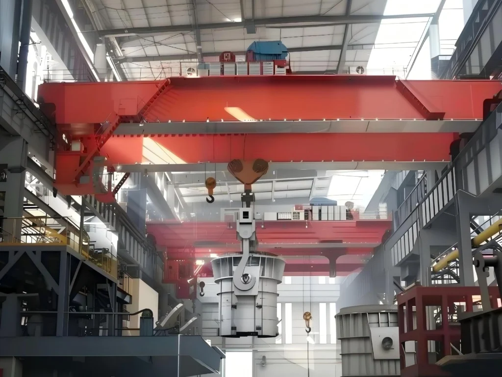 QDY Metallurgical Double Girder Overhead Crane