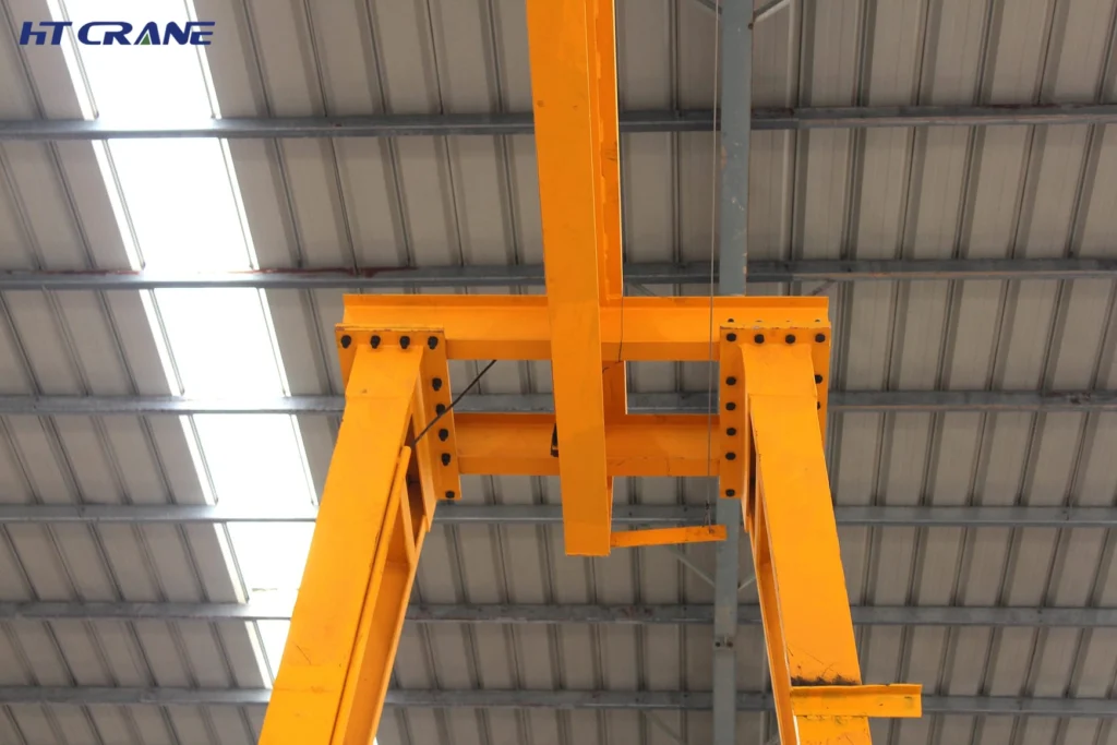 semi gantry crane for warehouse material handling