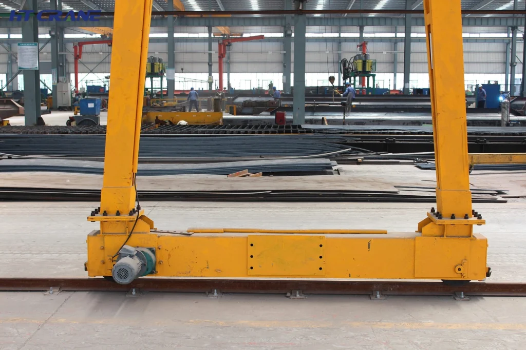 semi gantry crane for factory production line