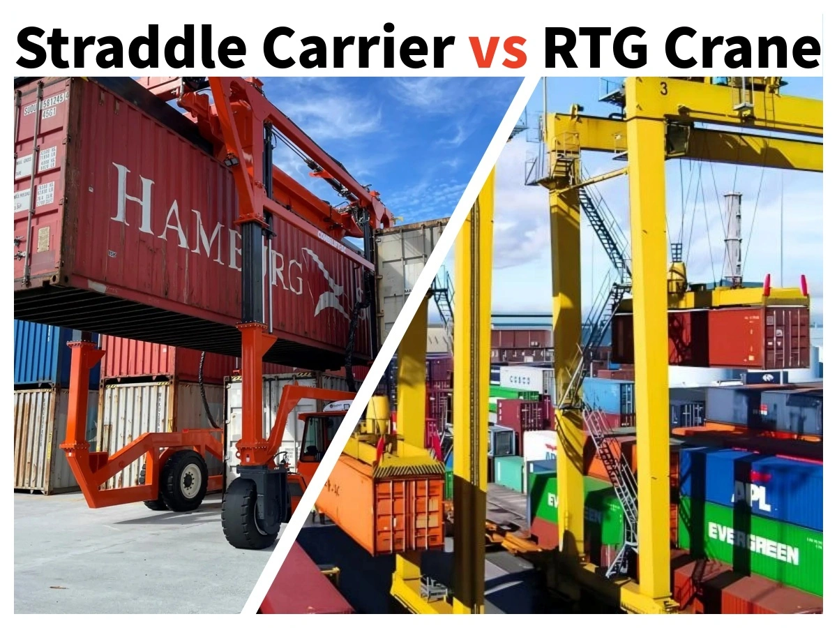 straddle carrier vs rtg crane which is better