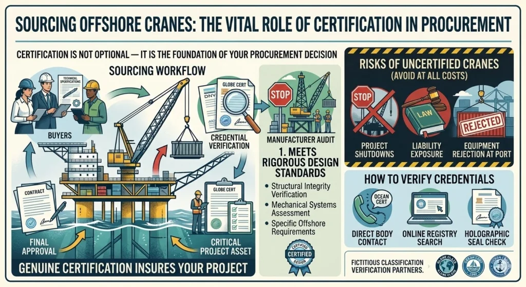 Why Offshore Crane Certification Is Non-Negotiable