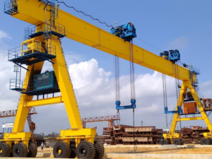 Single Girder Rubber Tired Gantry Crane