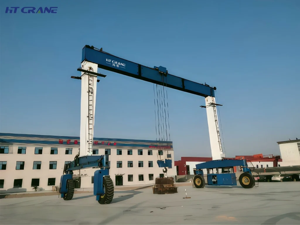 Single Girder Rubber Tired Gantry Crane