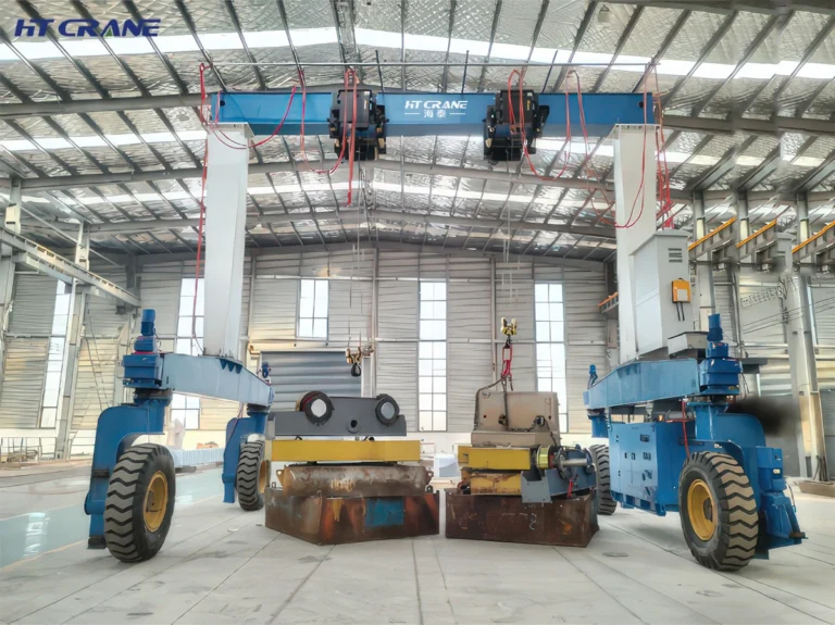 Single Girder Rubber Tired Gantry Crane