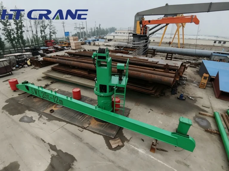 2.5t-12m marine arm crane export to maldives