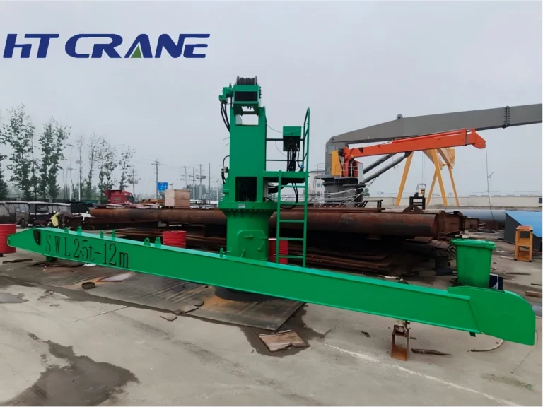 2.5t-12m marine arm crane export to maldives