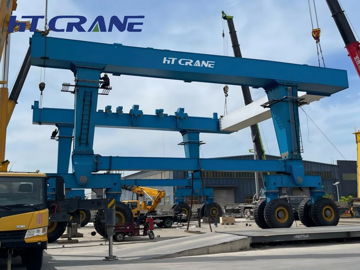 300 ton marine boat hoist export to guyana