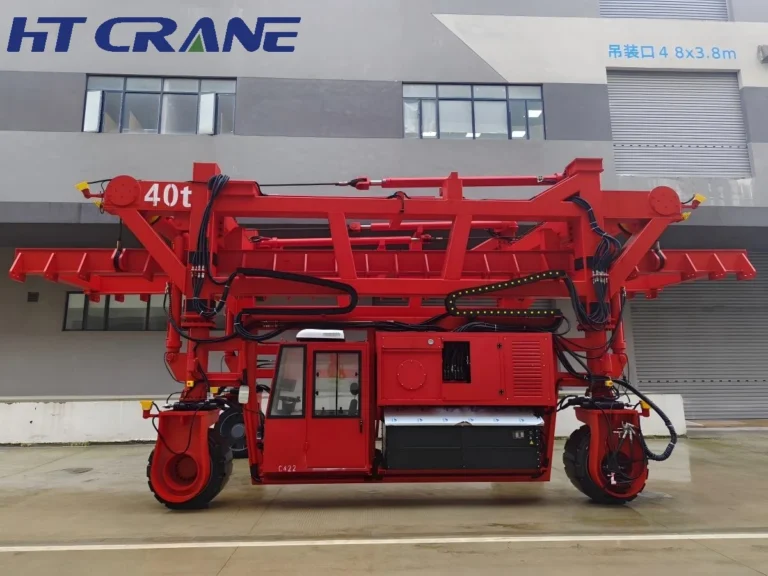 40 ton hydraulic straddle carrier exported to mongolia