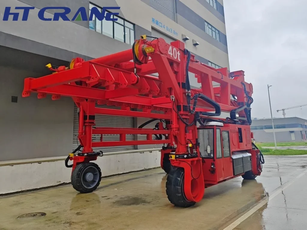 40 ton hydraulic straddle carrier exported to mongolia