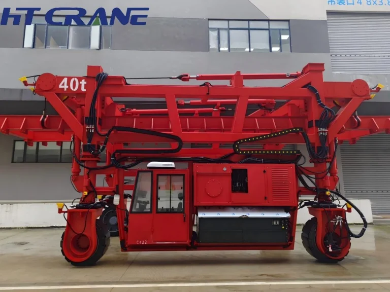 40 ton hydraulic straddle carrier exported to mongolia
