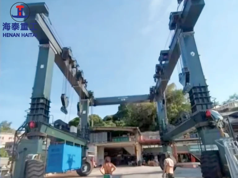 100 ton marine lift crane delivered to Hongkong