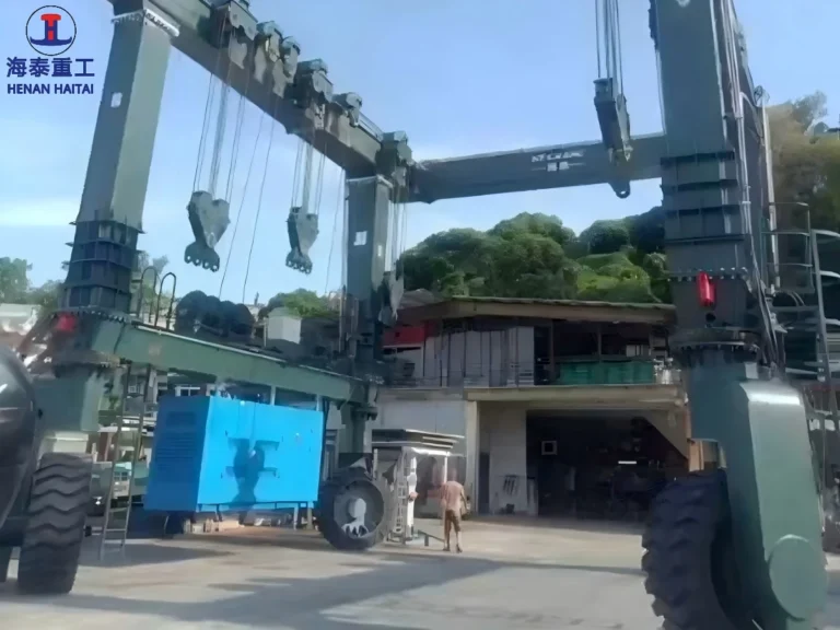 100 ton marine lift crane delivered to Hongkong