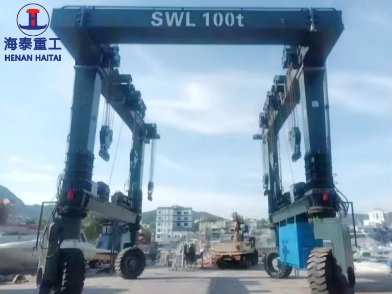 100 ton marine lift crane delivered to Hongkong in September 2023