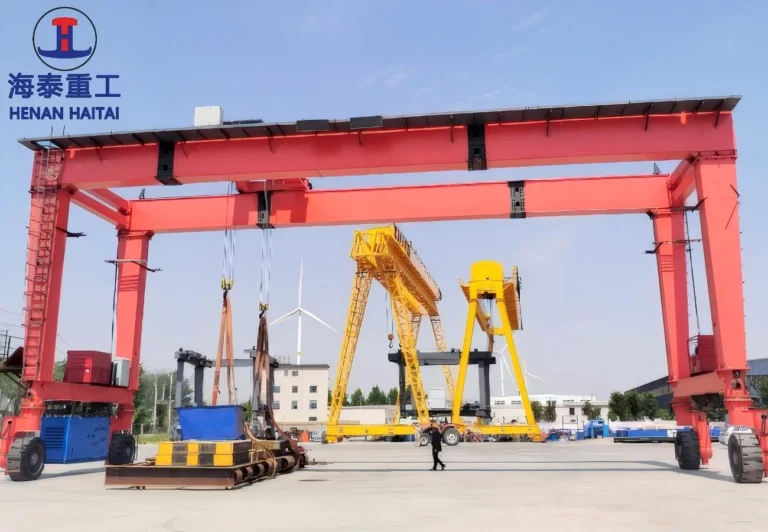 40 ton electric rtg crane manufacturer haitai crane