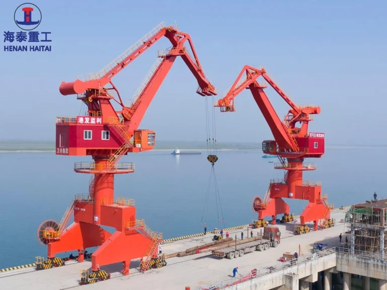 60 ton haitai portal crane in shipyards