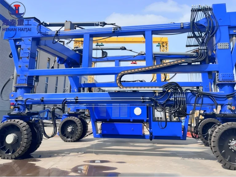 haitai 90 ton straddle carrier export to CATL