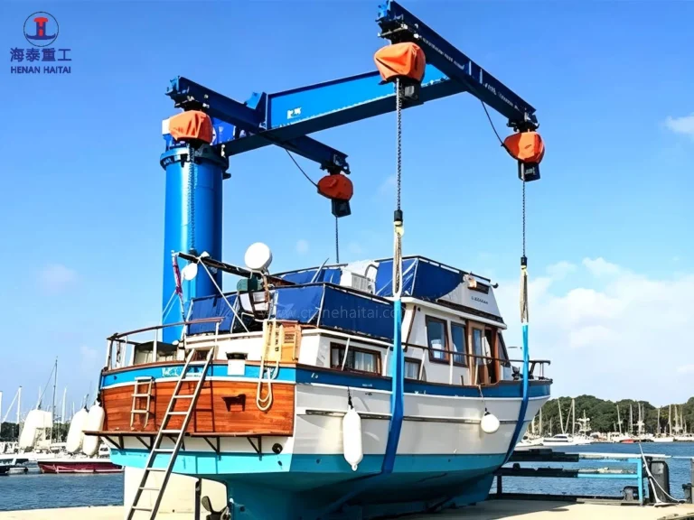 marine boat jib crane for vessels use