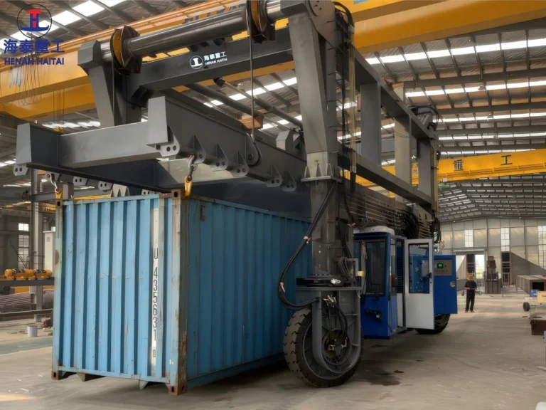 HaiTai port equipment straddle carrier manufacturing quality