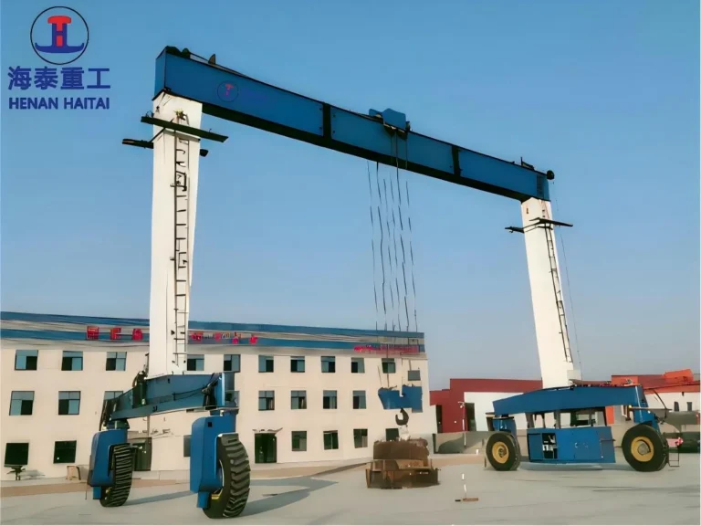 40 ton single girder rtg crane export to the USA