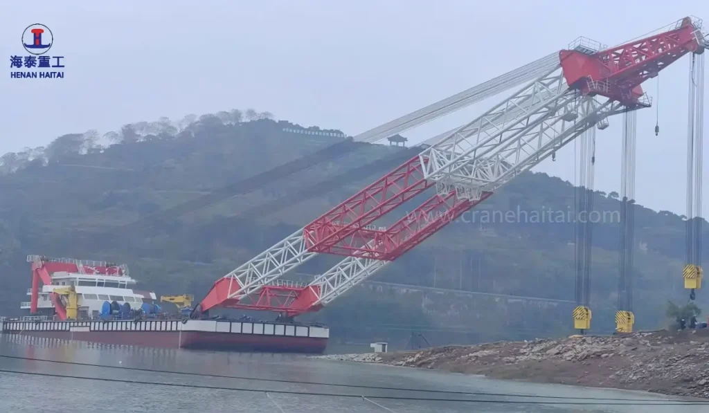 800 ton floating crane to chongqing China
