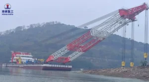 800 ton floating crane to chongqing China