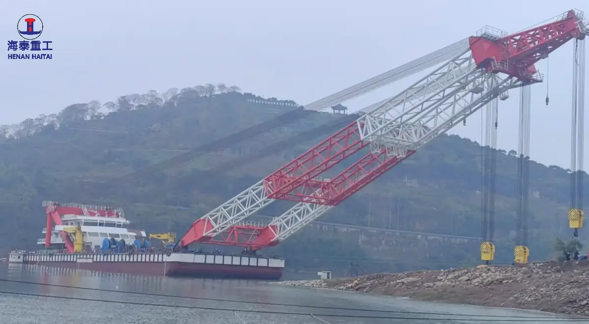 800 ton floating crane to chongqing China