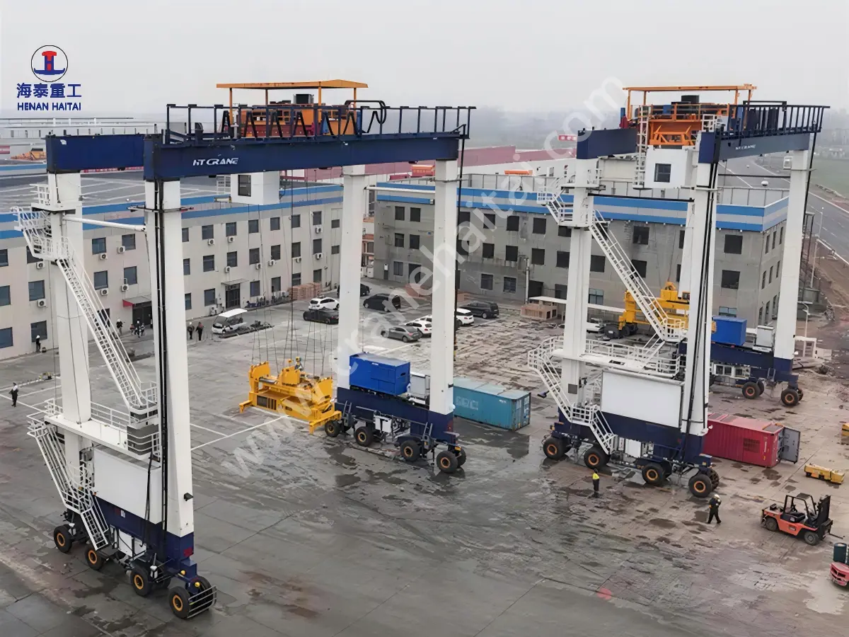 haitai 2 units of 41 ton rtg crane for sale