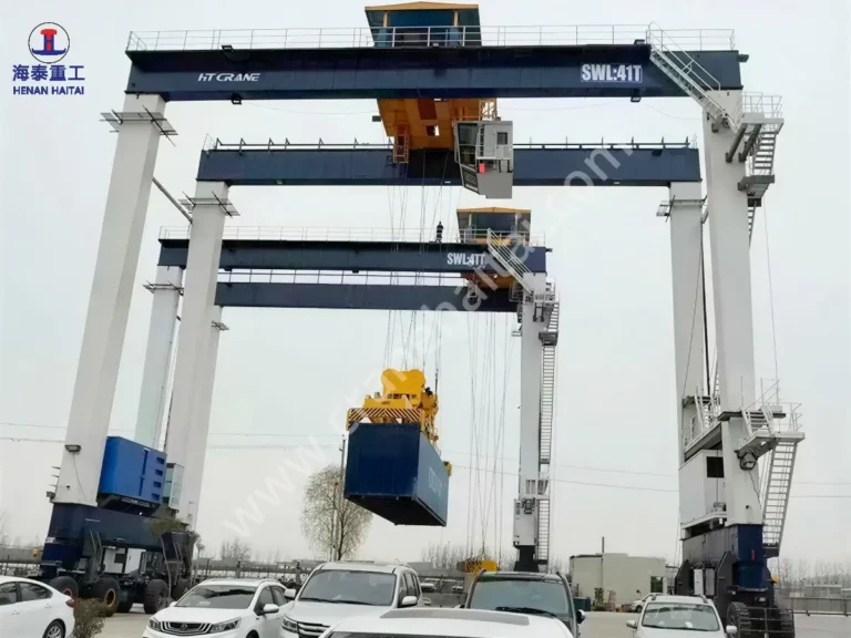 haitai 2 units of 41 ton rtg crane in stock