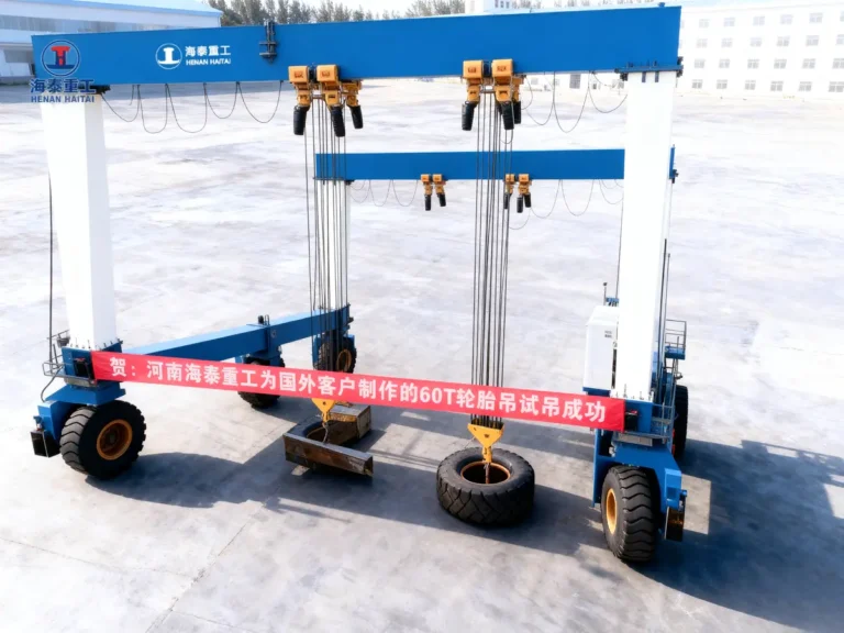 haitai 60 ton rtg crane export to mexico in 2022