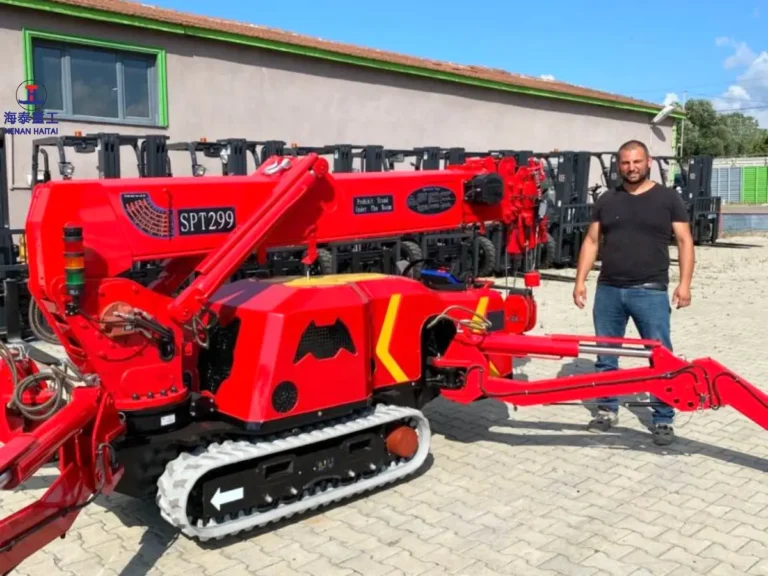 0.5 ton spider crane export to turkey in 2020