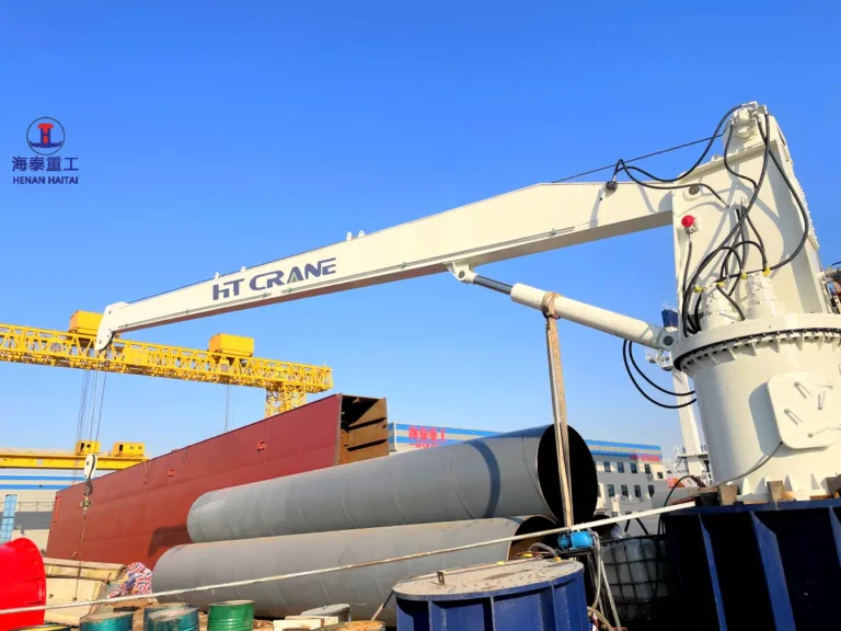 hydraulic stiff boom marine crane